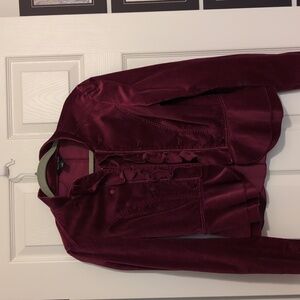 WHBM Velvet jacket